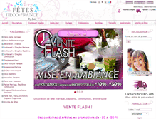 Tablet Screenshot of fetes-deco-france.com